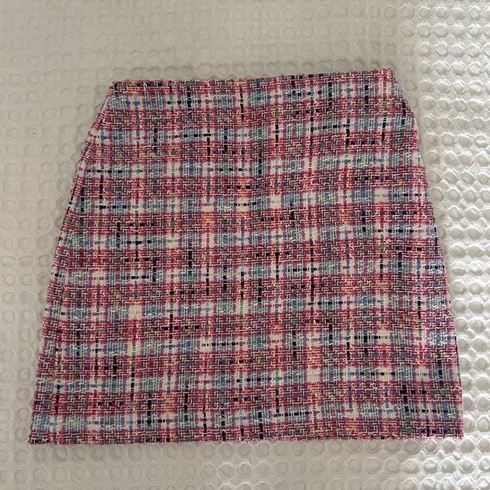 LOFT Multicolor Tweed Skirt